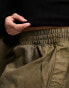 Weekday Unisex Joshua cargo trousers in mole exclusive to ASOS Maulwurfbraun, XL - EU 48-50 - фото #3