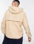 Tommy Jeans Chicago oversized half zip jacket in beige