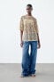 METALLIC THREAD KNIT TOP