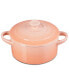 Stoneware 8 oz. Mini Round Cocotte with Lid