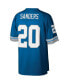 Фото #2 товара Men's Barry Sanders Blue Detroit Lions Big and Tall 1996 Retired Player Replica Jersey
