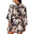 Bar III Womens BLACK TIE DYE Wet N Wild Romper Cover-up US Medium