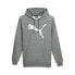 Фото #1 товара Puma Cat Logo Pullover Hoodie Mens Grey Casual Outerwear 67271203