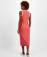 ფოტო #2 პროდუქტის Women's Side-Slit Sleeveless Midi Dress