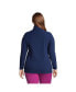 Фото #2 товара Plus Size Fleece Full Zip Jacket