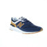 Фото #4 товара New Balance 997H CM997HHD Mens Blue Suede Lace Up Lifestyle Sneakers Shoes