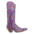 Фото #1 товара Dingo Hot Tamale Southwest Snip Toe Cowboy Womens Multi, Purple Casual Boots DI