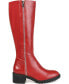 Фото #6 товара Сапоги широкие JOURNEE Collection женские Morgaan With Extra Wide Calf Boots
