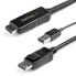 StarTech.com 2m (6ft) HDMI to DisplayPort Cable 4K 30Hz - Active HDMI 1.4 to DP 1.2 Adapter Converter Cable with Audio - USB Powered - Mac & Windows - HDMI Laptop to DP Monitor - Male/Male - 2 m - HDMI Type A (Standard) - DisplayPort - Male - Male - Straight