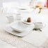 Фото #4 товара Тарелки для десертов Ariane Vita Керамические Белые (20 x 17 cm) (12 штук)