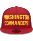 Men's Burgundy Washington Commanders Stacked Trucker 9FIFTY Snapback Hat