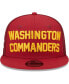 ფოტო #2 პროდუქტის Men's Burgundy Washington Commanders Stacked Trucker 9FIFTY Snapback Hat