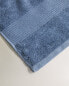 Cotton bordered bath towel