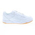 Фото #2 товара Reebok BB 4000 II Mens White Leather Lace Up Lifestyle Sneakers Shoes