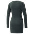 Puma Iconic T7 Velour Fitted Dress Plus Womens Green Casual 533302-80