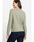 ფოტო #2 პროდუქტის Women's Zip Front Melange Yarn Cardigan