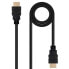 Фото #1 товара NANOCABLE 10.15.3801 1 m HDMI 2.0 Cable