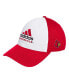 ფოტო #1 პროდუქტის Men's White/Red Louisville Cardinals Slouch Adjustable Hat