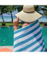Фото #5 товара Cali Cabana Striped Beach Towels (4 Pack), 30x60 in., Color Options 100% Soft Cotton