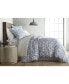 Фото #2 товара Forevermore Luxury Cotton Sateen Duvet Cover and Sham Set, King