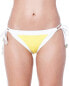 Фото #1 товара Trina Turk 171336 Womens Hipster Bikini Swimsuit Bottom Yellow/White Size 4