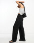 ASOS DESIGN relaxed trouser with linen in rust