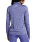 Фото #2 товара Women's Twist Tech Half-Zip Logo Top