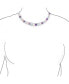 ფოტო #3 პროდუქტის Plain Simple Western Jewelry Mixed Amethyst Aquamarine and Rose Quartz Matte Round 10MM Bead Strand Necklace For Women Silver Plated Clasp 20 Inch