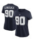 ფოტო #1 პროდუქტის Women's Demarcus Lawrence Navy Dallas Cowboys Name and Number T-Shirt