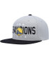 Фото #1 товара Men's Gray, Black Golden State Warriors Hardwood Classics 2015 NBA Champions Snapback Hat