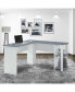 Фото #2 товара Techni Mobili Modern L-Shaped Desk w/ Side Shelves