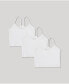 Women's Everyday Shelf Bra Cropped Camisole 3-Pack