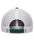 Men's White, Green Michigan State Spartans Retro Fade Snapback Hat