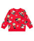 ფოტო #4 პროდუქტის Baby Boys Christmas Fleece Sweatshirt and Jogger Pants Outfit Set Newborn to (Newborn - 5T)