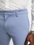 New Look slim suit trousers in light blue