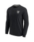 ფოტო #3 პროდუქტის Men's and Women's Black Las Vegas Raiders Super Soft Long Sleeve T-shirt