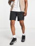 River Island washed cargo shorts in black W26 - фото #1