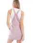 Tommy Jeans cord dungaree dress in washed pink VALLEY GRAPE, S - EU 36 - фото #4