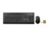 Fujitsu LX960 - Full-size (100%) - RF Wireless - QWERTZ - Black - Mouse included