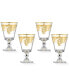 Фото #1 товара Rosalie Gold Short Goblet, Set of 4