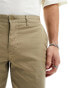 Lacoste slim fit chino short in beige