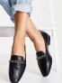 Фото #1 товара ASOS DESIGN Mingle chain loafers in black