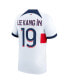 Фото #4 товара Men's Lee Kang In White Paris Saint-Germain 2023/24 Away Stadium Replica Player Jersey