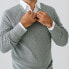 ფოტო #3 პროდუქტის Men's Waffle Knit Pullover Sweater