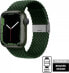 Фото #1 товара Crong Pasek pleciony Crong Wave Band do Apple Watch 42/44/45 mm zielony