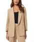 Women's Notched Collar Jacket with Rolled Sleeves