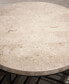 Фото #5 товара Capri 36" Stone and Metal Base Round Coffee Table