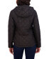 ფოტო #3 პროდუქტის Women's Junior's Quilted Jacket with Hood