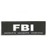 JULIUS K-9 Harness Label FBI 2 Units