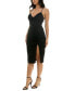 ფოტო #6 პროდუქტის Juniors' Shirred Bodycon Dress